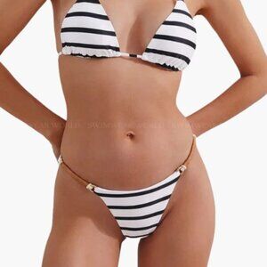 NEW VIX DRI Brazilian bottom Black//White M